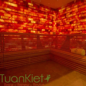 Phòng xông hơi đá muối spa mẫu 08