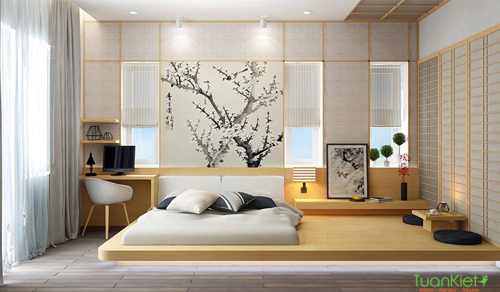 Phòng ngủ phong cách Nhật Bản 