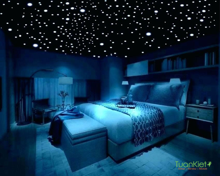 Phòng ngủ thiết kế theo phong cách dải ngân hà  