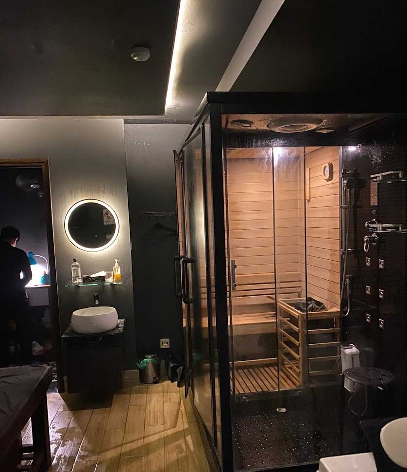 Phòng Xông hơi thảo dược bằng hệ thống tiên tiến